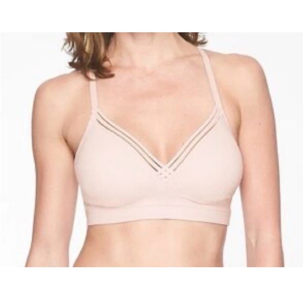 Athleta Seamless Bralette - Soft Pink